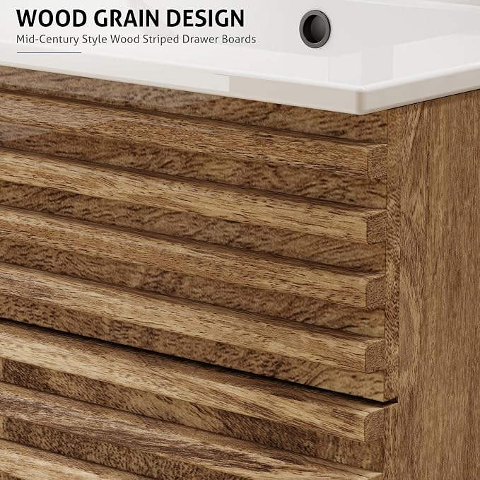 eclife 48" Floating Bathroom Vanity - Image 5