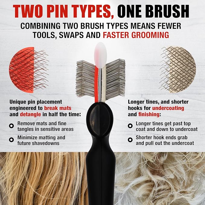 FlexIt Flexible Slicker Brush for Dogs - Image 6