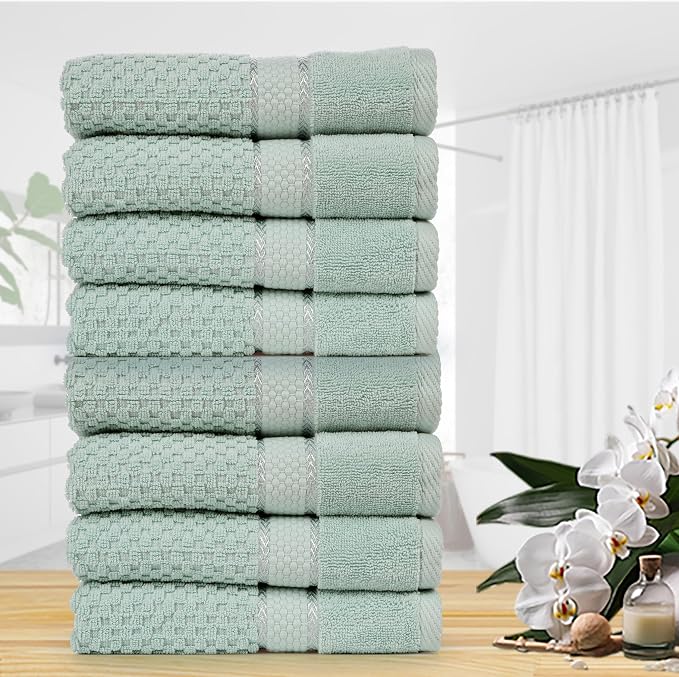Ample Decor 100% Cotton Hand Towel - Image 2
