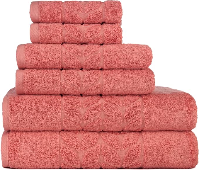 BAGNO MILANO Organic Turkish Cotton Bath Towels, Luxury Jacquard Collection by BagnoMilanoLuxurySoftness