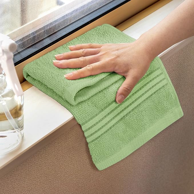 Utopia Towels 12 Pack Premium Wash Cloths Set, 12 by 12 Inches, 100% Cotton - Image 3