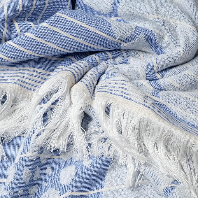 SOFE H&L | LINVIA Foutah Quick Dry Beach Towel Pack of 2 CARETTA - Image 3