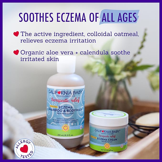 California Baby Eczema Cream | Steroid-Free Eczema Treatment | Colloidal - Image 7