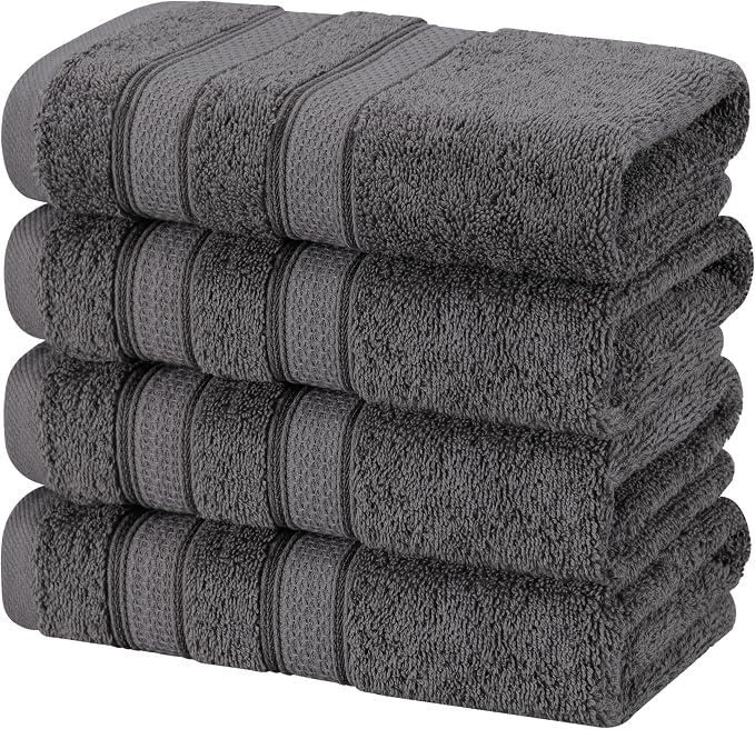 American Soft Linen Salem 100% Cotton Turkish 4 Piece Hand Towels - Image 5