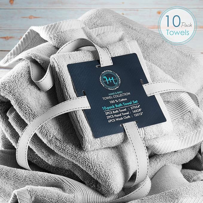 Hearth & Harbor Bath Towels for Bathroom - Image 4