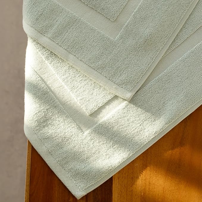 SALBAKOS 100% Turkish Cotton Bath Mat Set 2-Piece - Image 3