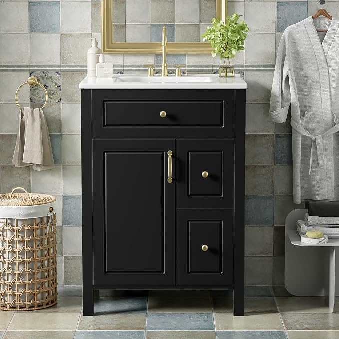 Harper & Bright Designs 24" Bathroom Vanity - Image 3