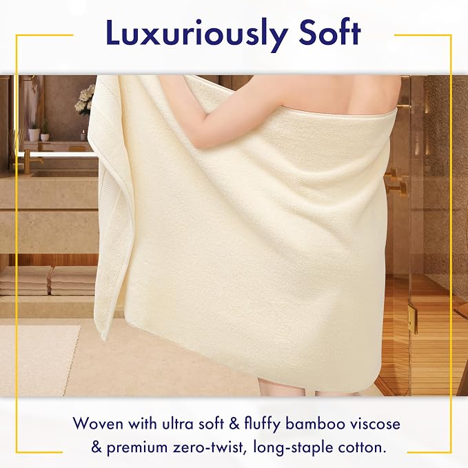 Ultra Soft & Plush Viscose from Bamboo Bath Sheets - Image 2