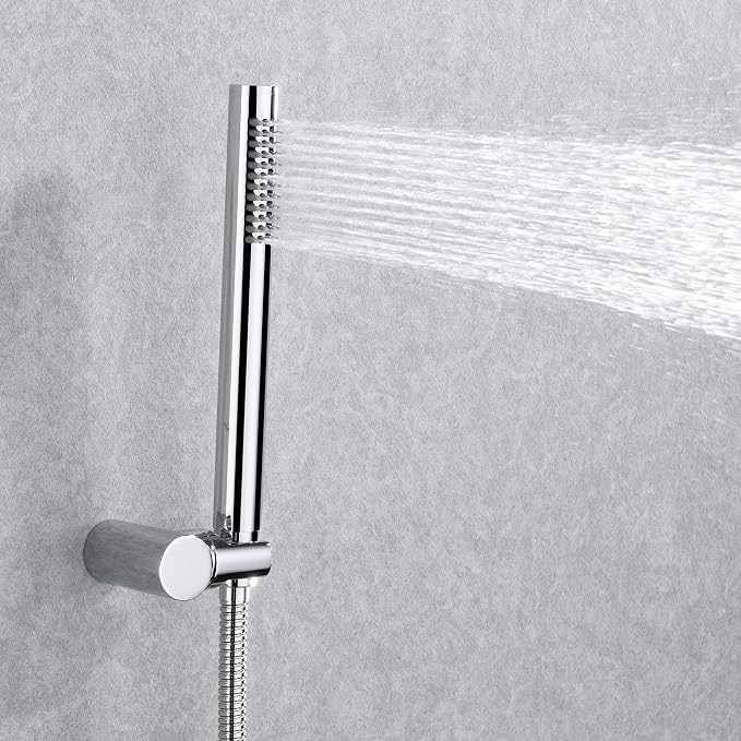 SUMERAIN Rain Shower System, Wall Mounted Bathroom Shower Faucet Set - Image 4