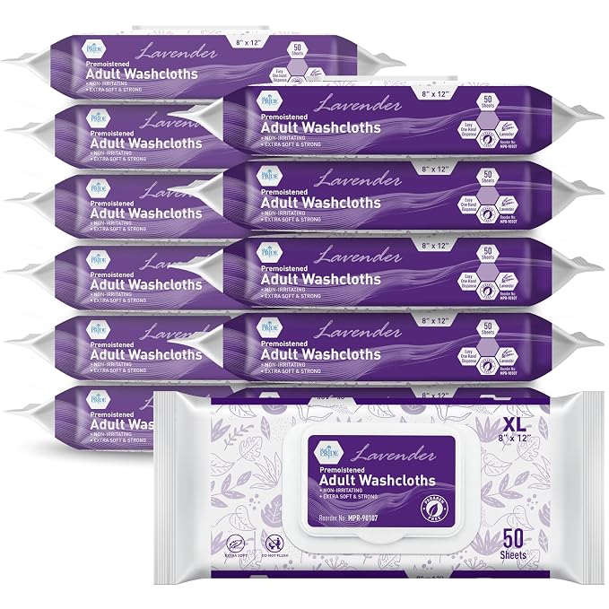 MED PRIDE Premoistened Disposable Washcloths by MEDPRIDE