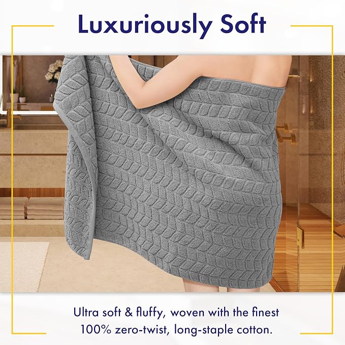 Ultra Soft & Stylish 700 GSM Luxury Bath Towels - Image 2
