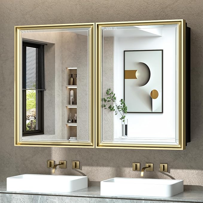 TokeShimi 36x24 Bathroom Mirror by RefinedBathroomAccessories