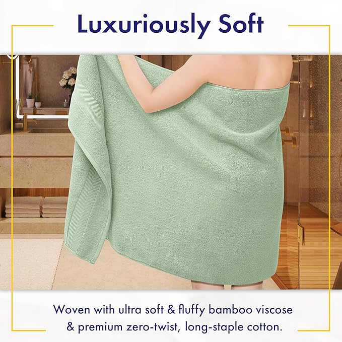 Ultra Soft & Plush Viscose from Bamboo Bath Sheets - Image 2