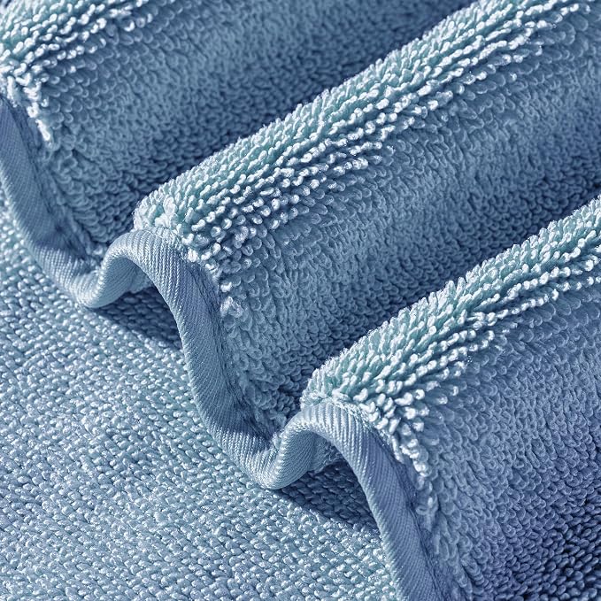 POLYTE Ring Spun Microfiber Oversize Quick Dry Lint Free Bath Towel, 60 x 30 in - Image 3