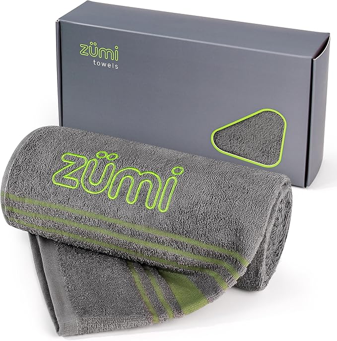 Zumi 100% Cotton Quick Dry Large Travel Towel by Zumi+Towels