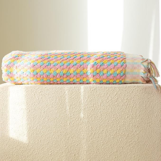 Pom Pom Turkish Bath and Beach Towels - Image 2