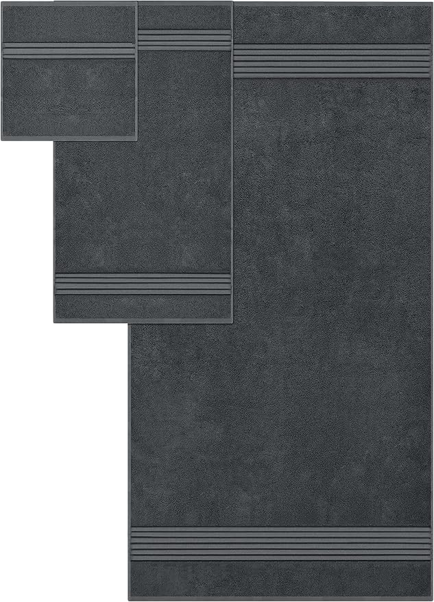 Utopia Towels 8 Piece Premium Towel Set, 2 Bath, 2 Hand, and 4 Washcloths - Image 2