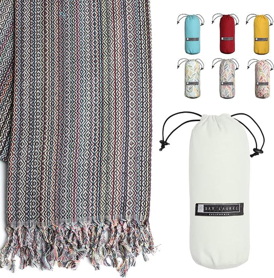 BAY LAUREL Turkish Beach Towel by BayLaurel