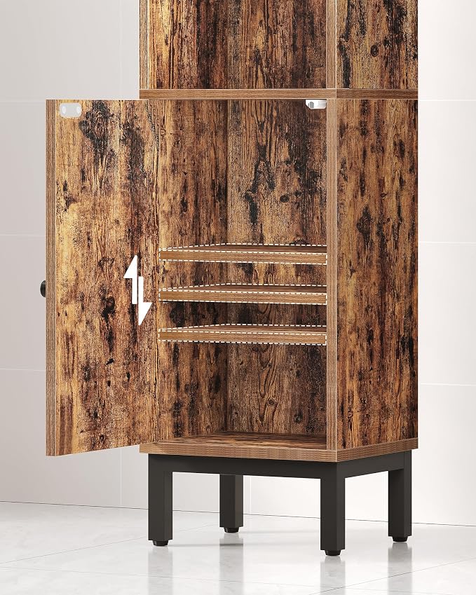 Bathroom Storage Cabinet, Small Corner Floor Cabinet - Image 8