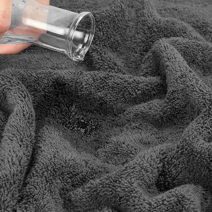 Cotton Paradise 6 Piece Towel Set 100% Cotton Soft Absorbent Turkish Towels - Image 7