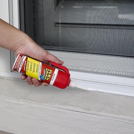 Flex Caulk, Waterproof & Weatherproof Hybrid Polymer Sealant, Baseboards - Image 5