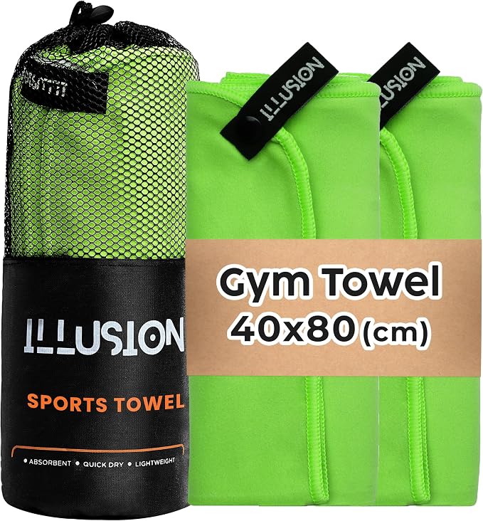 illusion Small Microfiber Gym Towels by Unknown