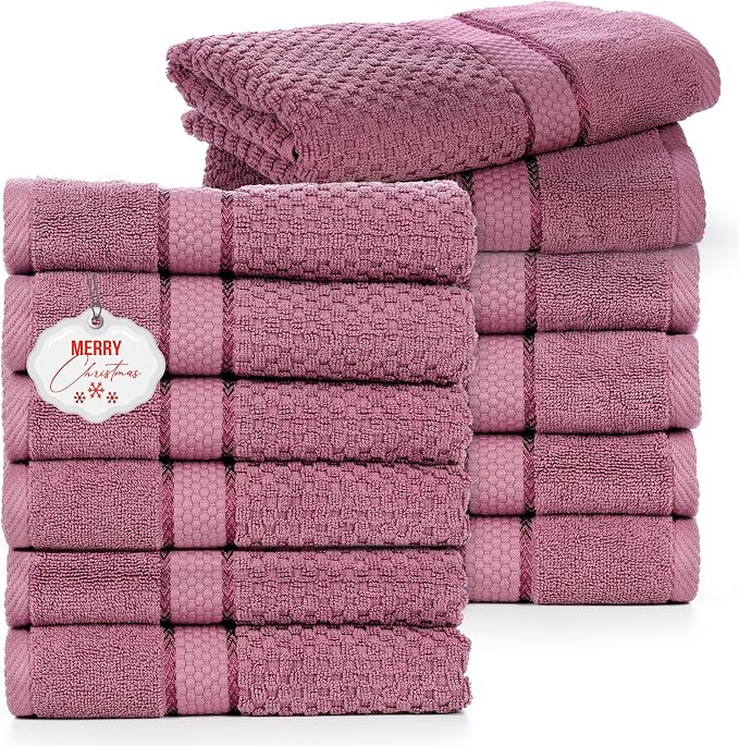 Ample Decor 100% Cotton Hand Towel by AmpleDecor