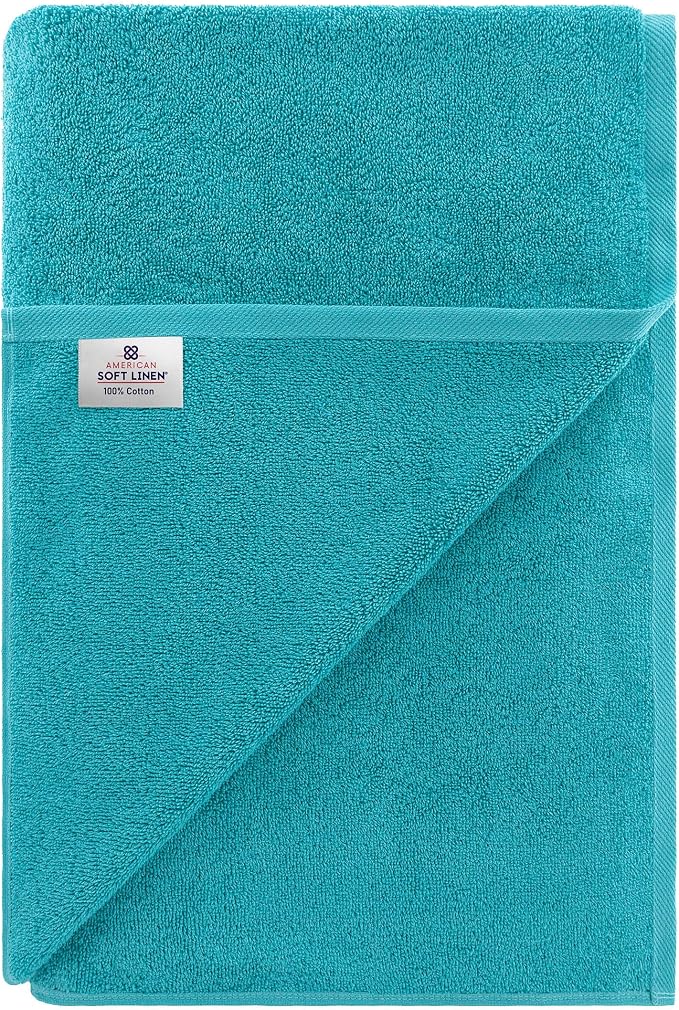 American Soft Linen Oversized Bath Sheet 40x80 Extra Large - Image 6