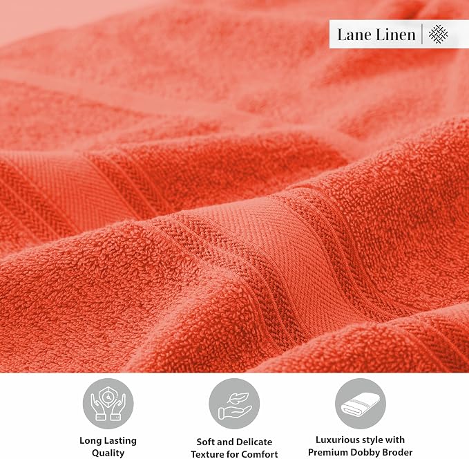 LANE LINEN 100% Cotton Zero Twist, Bath Towels - Image 7