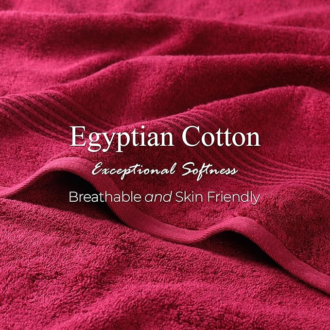 Superior Egyptian Cotton 6-Piece Towel Set, Bathroom Essentials, Towels - Image 8