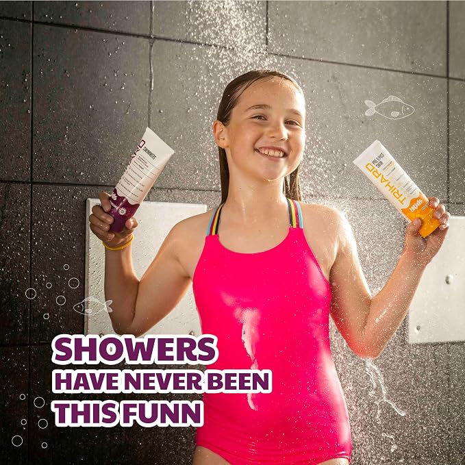 TRIHARD Kids Chlorine Defense Shampoo and Conditioner Set, Children’s Tear-Free - Image 4