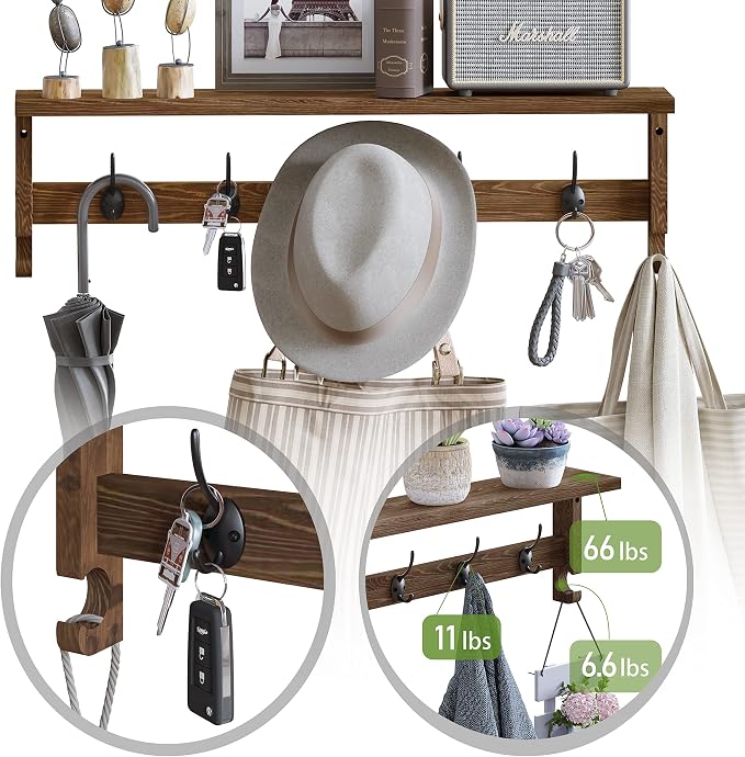 AMBIRD Coat Rack Wall Mount - Image 6