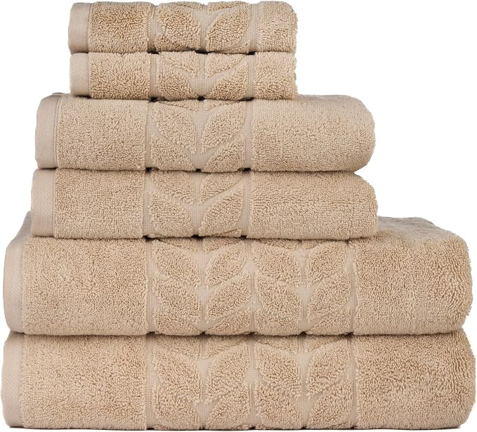 BAGNO MILANO Organic Turkish Cotton Bath Towels, Luxury Jacquard Collection by BagnoMilanoLuxurySoftness