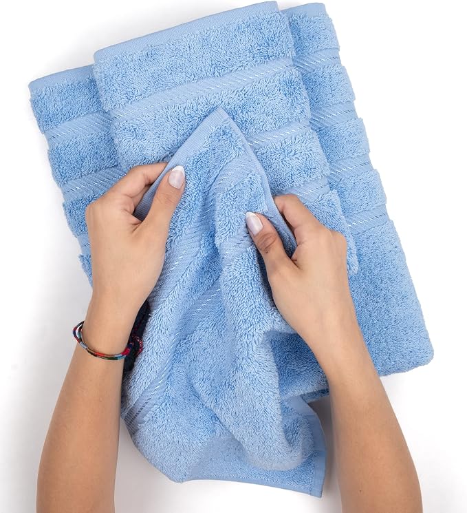 American Soft Linen 35x70 Jumbo Large Bath Towels, 600 GSM 100% Cotton Turkish - Image 5