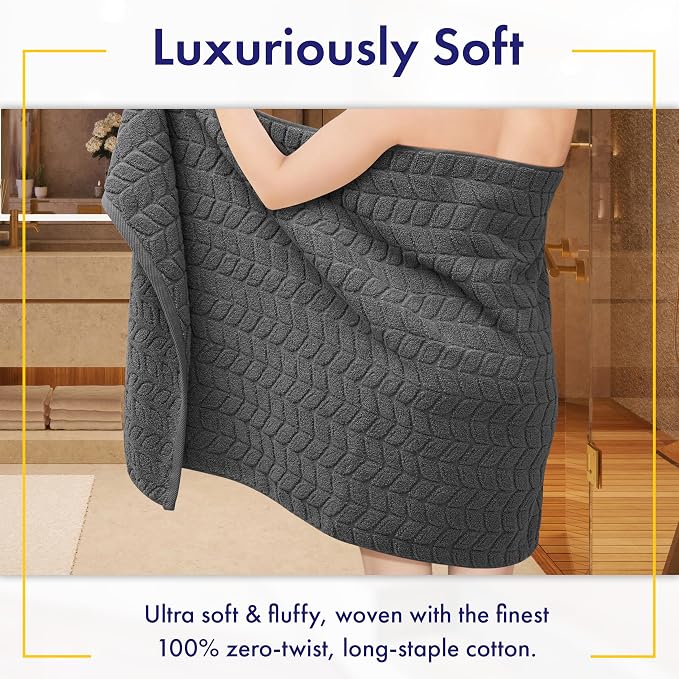 Ultra Soft & Stylish 700 GSM Luxury Bath Towels - Image 2