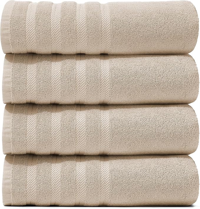 Hearth & Harbor Bath Towels for Bathroom by HearthHarbor