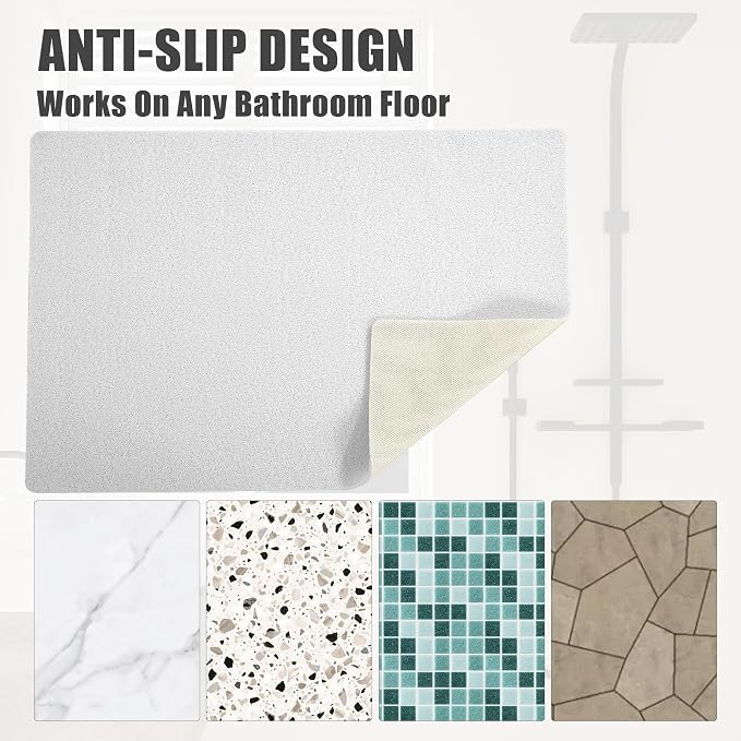 HOMBYS 58 x 32 Extra Large Shower Mat - Image 6