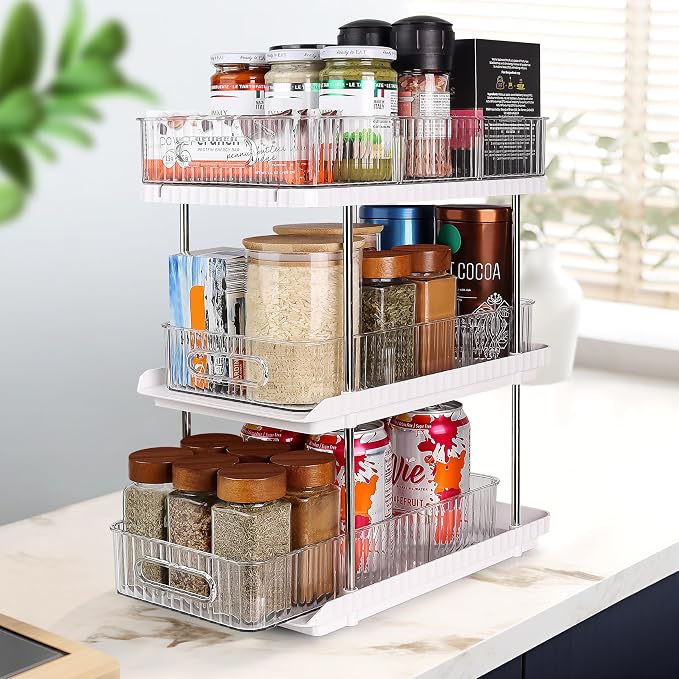 3-Tier Under Sink Organizer – Pull-Out Storage - Image 2
