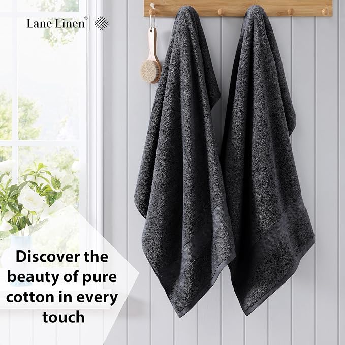 LANE LINEN Bath Towels 4 Pack - Image 3