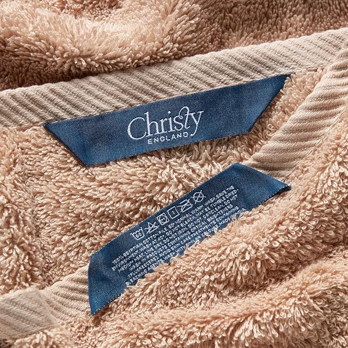 Christy Renaissance 6 Piece Beige Towel Set | 100% Egyptian Cotton | Luxury - Image 7