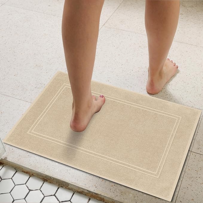 Tens Towels Pack of 2 Bath Mats 100% Cotton, 20 x 32 Inches, Super Absorbent - Image 4