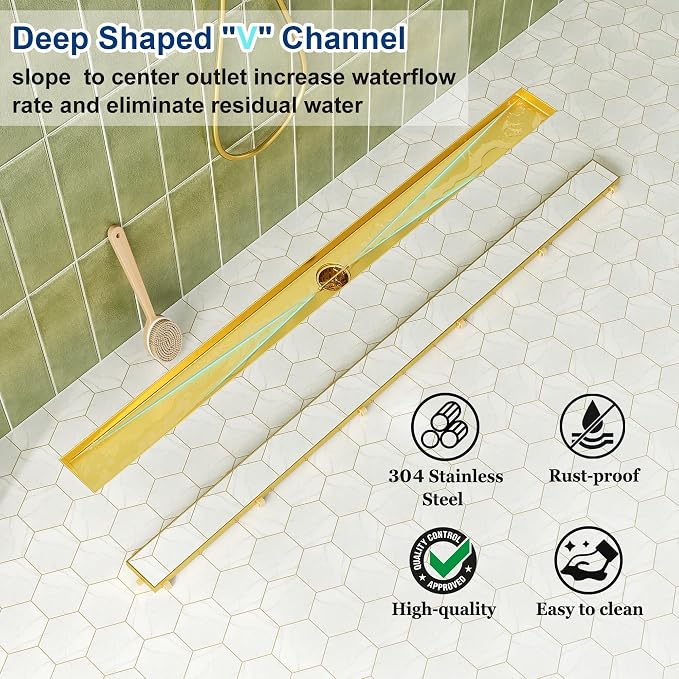Neodrain 36-Inch Linear Shower Drain - Image 4