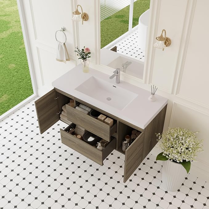 48" Floating Bathroom Vanity - Image 8