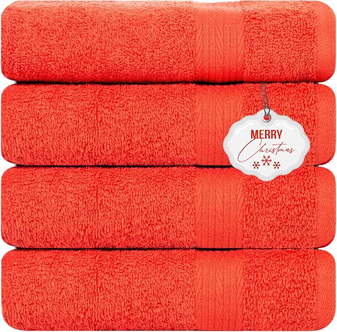 Ample Decor Bath Towels 30 X 54 Inch 600 GSM 100% Cotton Towels by AmpleDecor