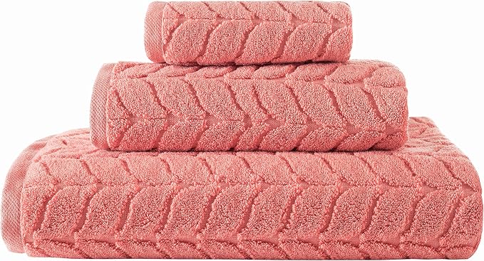BAGNO MILANO Turkish Bath Towels, Soft Plush Jacquard Luxury Bath Towels by BagnoMilanoLuxurySoftness