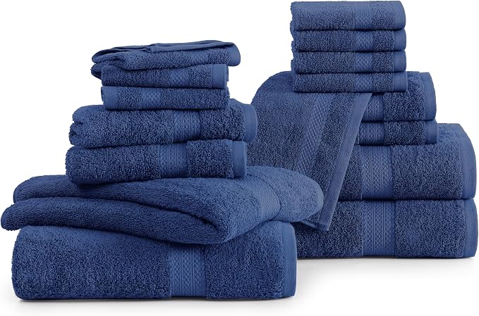 LANE LINEN 100% Cotton Luxury Towel Set - Image 2