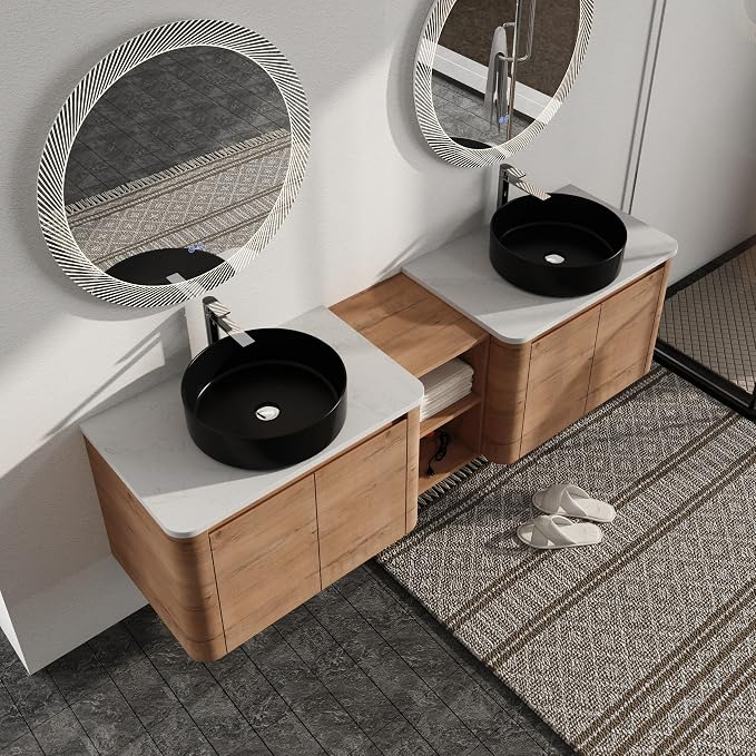 Malwee 72" Floating Bathroom Vanity by Malwee-SweetStar