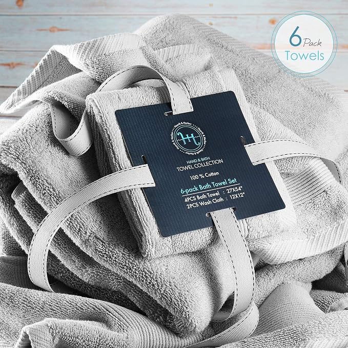 Hearth & Harbor Bath Towels for Bathroom - Image 4