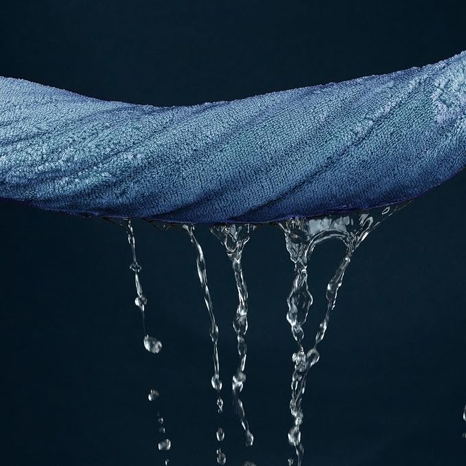 POLYTE Ring Spun Microfiber Oversize Quick Dry Lint Free Bath Towel, 60 x 30 in - Image 6