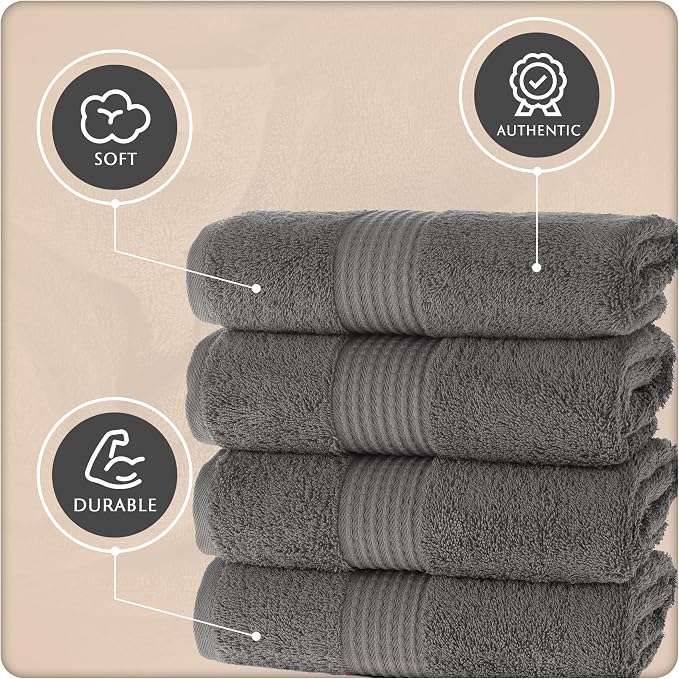 MAURA Basics Hand Towels for Bathroom - Image 3